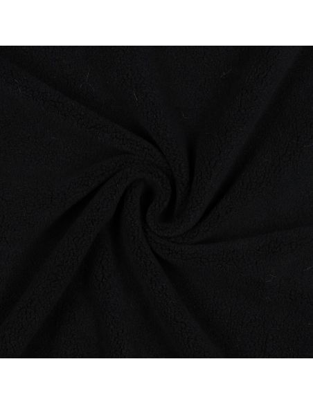 Tissu micro polaire - Noir