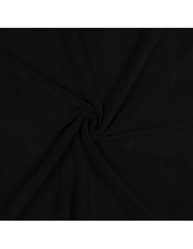 Tissu micro polaire - Noir