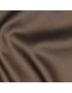 Tissu satin de coton - Café 2