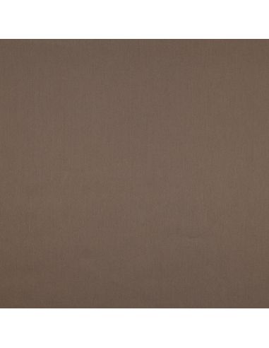 Tissu satin de coton - Café