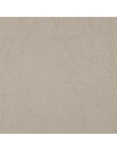 Tissu polaire Teddy double face - Beige
