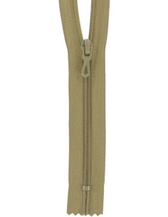 Fermeture éclair nylon - Beige moyen