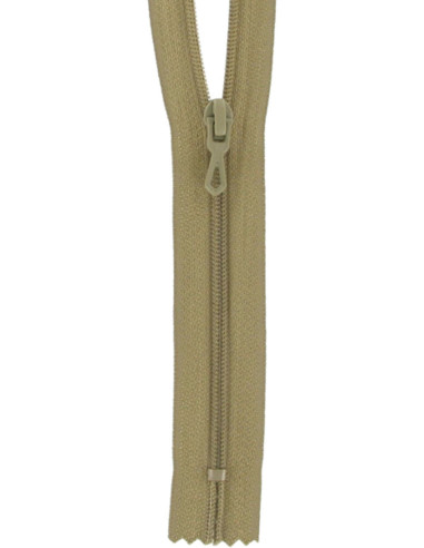 Fermeture éclair nylon - Beige moyen