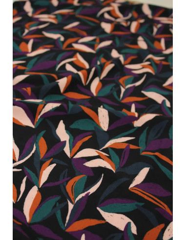 Tissu viscose Mowgli Multicolore - Églantine & Zoé
