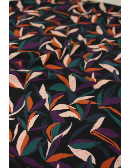 Tissu viscose Mowgli Multicolore - Églantine & Zoé