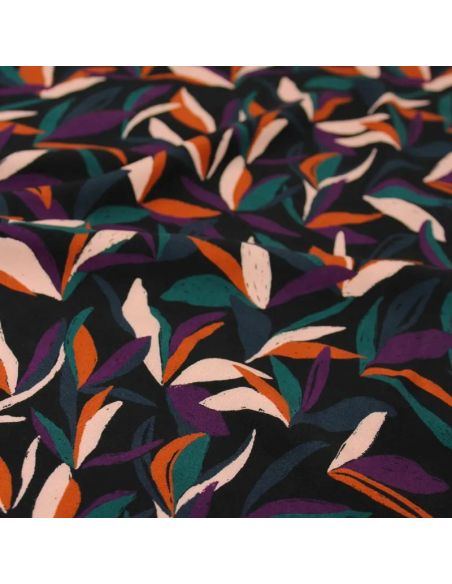 Tissu viscose Mowgli Multicolore - Églantine & Zoé
