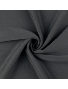 Tissu Scuba effet peau de pêche - Gris foncé