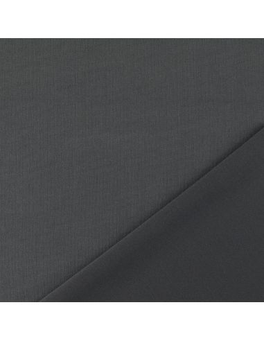 Tissu Scuba effet peau de pêche - Gris foncé