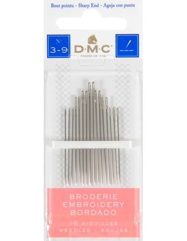 Aiguilles à broder DMC n°3-9