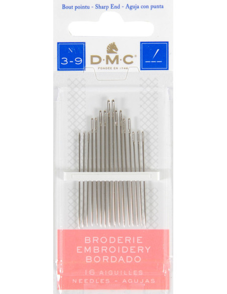 Aiguilles à broder DMC n°3-9