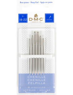 Aiguilles à broder chenille DMC n°18-22
