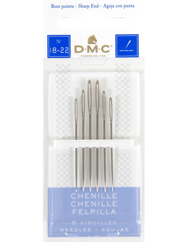 Aiguilles à broder chenille DMC n°18-22