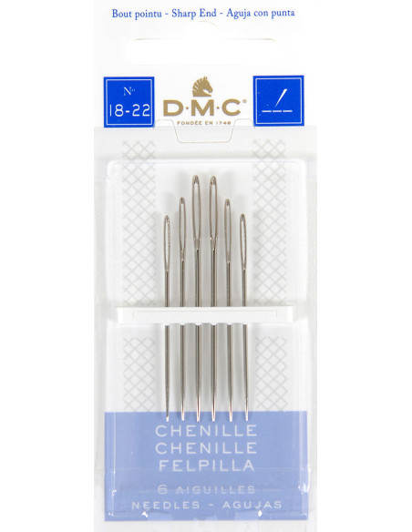 Aiguilles à broder chenille DMC n°18-22