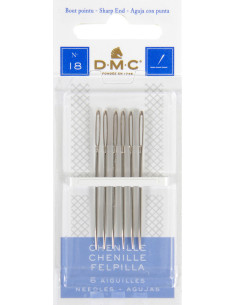 Aiguilles à broder chenille DMC n°18