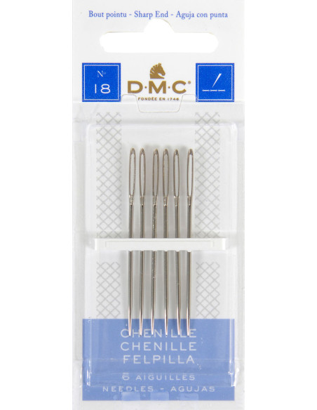 Aiguilles à broder chenille DMC n°18
