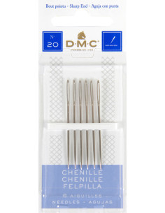 Aiguilles à broder chenille DMC n°20