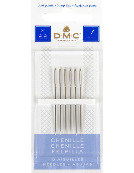 Aiguilles à broder chenille DMC n°22