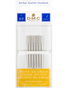 Aiguilles pour point de croix DMC n°22