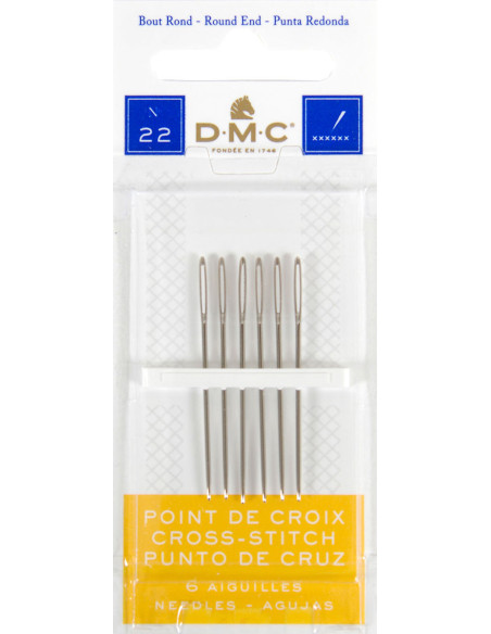 Aiguilles pour point de croix DMC n°22