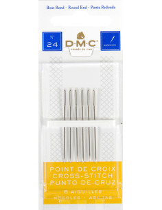 Aiguilles pour point de croix DMC n°24