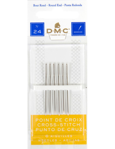 Aiguilles pour point de croix DMC n°24