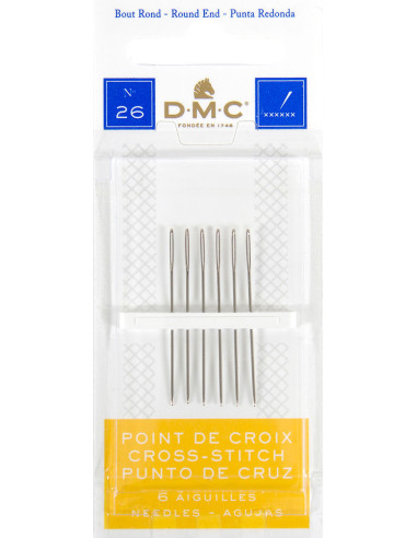 Aiguilles pour point de croix DMC n°26