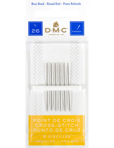 Aiguilles pour point de croix DMC n°26