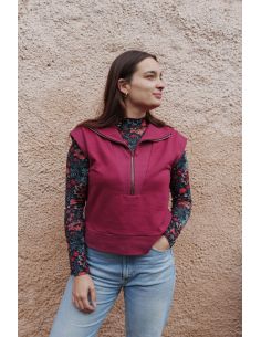 Patron de pull sans manches - Fika - Lise Tailor