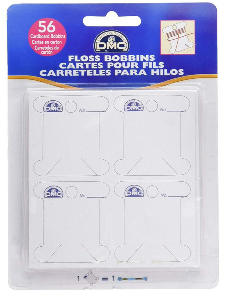 Cartonnettes pour fils à broder DMC