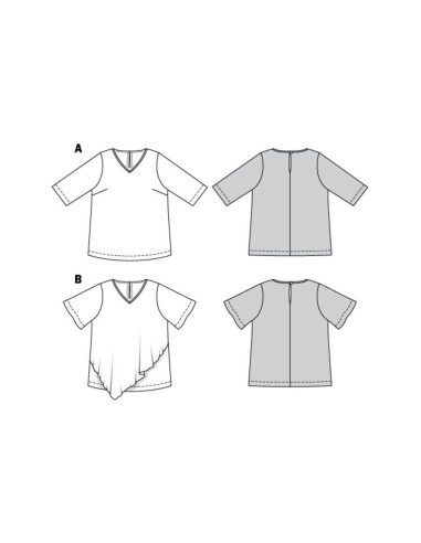 Patron de t-shirt - Burda 6307