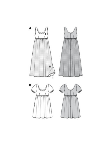 Patron de robe - Burda 6312