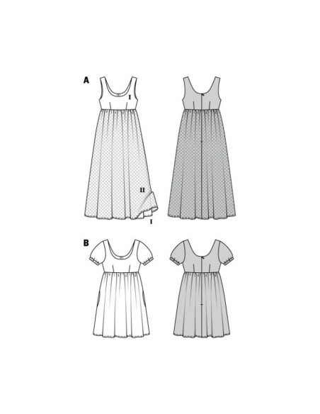 Patron de robe - Burda 6312