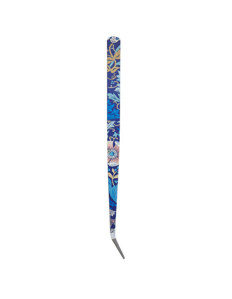 Pince pour surjeteuse 15 cm - Collection fleurs bleues