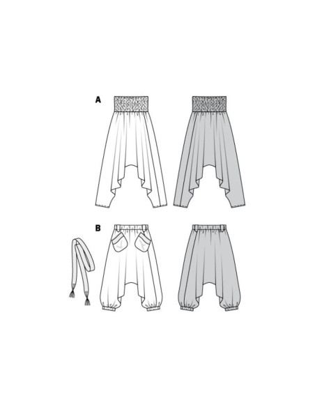 Patron de pantalon - Burda 6316