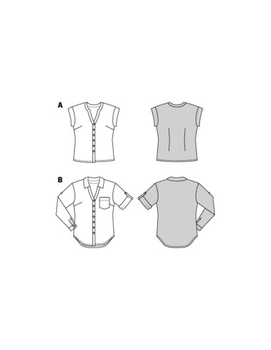 Patron de blouse - Burda 6326