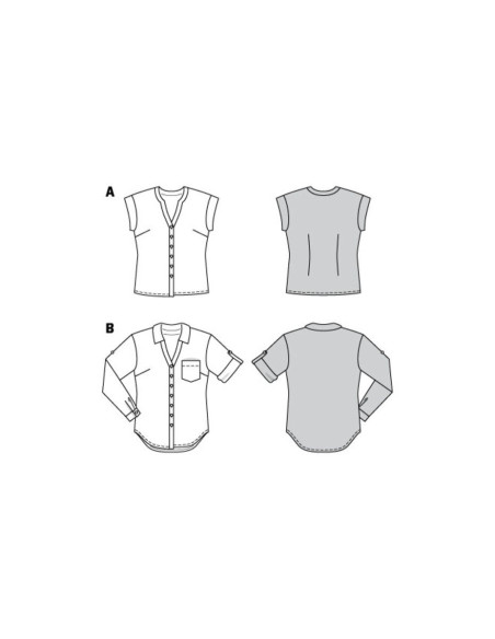 Patron de blouse - Burda 6326