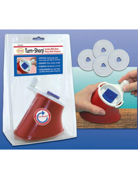 Aiguiseur de lames pour cutters rotatifs Turn-Sharp