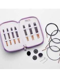 Trousse aiguilles à tricoter circulaires interchangeables KnitPro J'adore Cubics 2