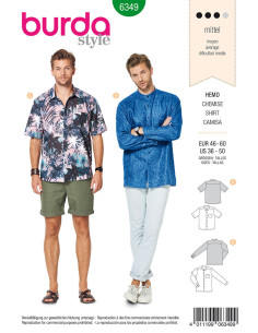 Patron de chemise - Burda 6349