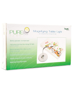 Loupe sur table avec éclairage LED Purelite 2