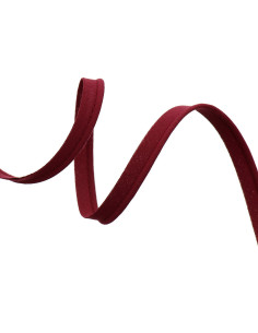 Passepoil tout textile 10 mm - Bordeaux