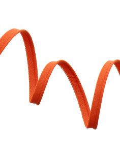 Passepoil tout textile 10 mm - Orange vif