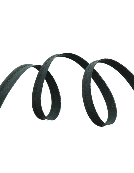 Passepoil tout textile 10 mm - Gris foncé