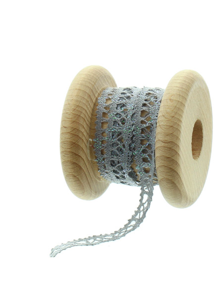 Dentelle iridescente - Gris anthracite