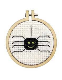 Mini kit broderie point de croix - Araignée du soir espoir ! 2