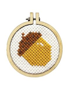 Mini kit broderie point de croix - Arrête de glander 2