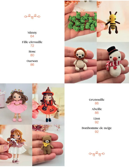 Livre poupées en micro-crochet