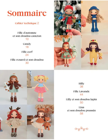 Livre poupées en micro-crochet