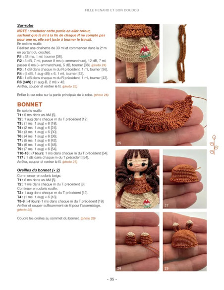 Livre poupées en micro-crochet