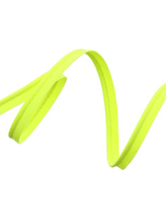 Passepoil tout textile 10 mm - Jaune fluo